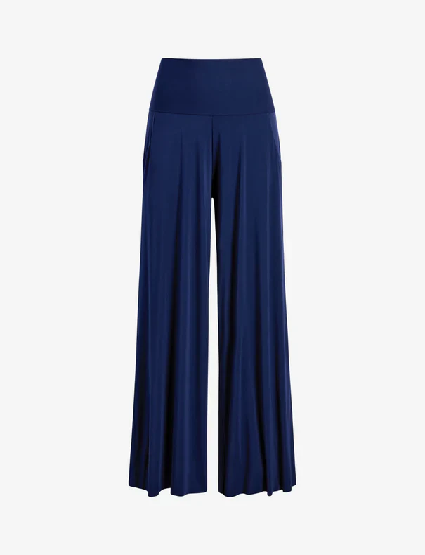 Commando Butter Wide Leg Lounge Pant, Navy - Image 5