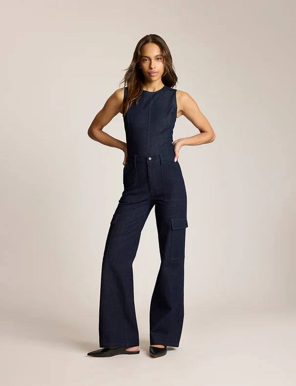 Commando Do It All Denim Wide Leg Cargo - Image 2