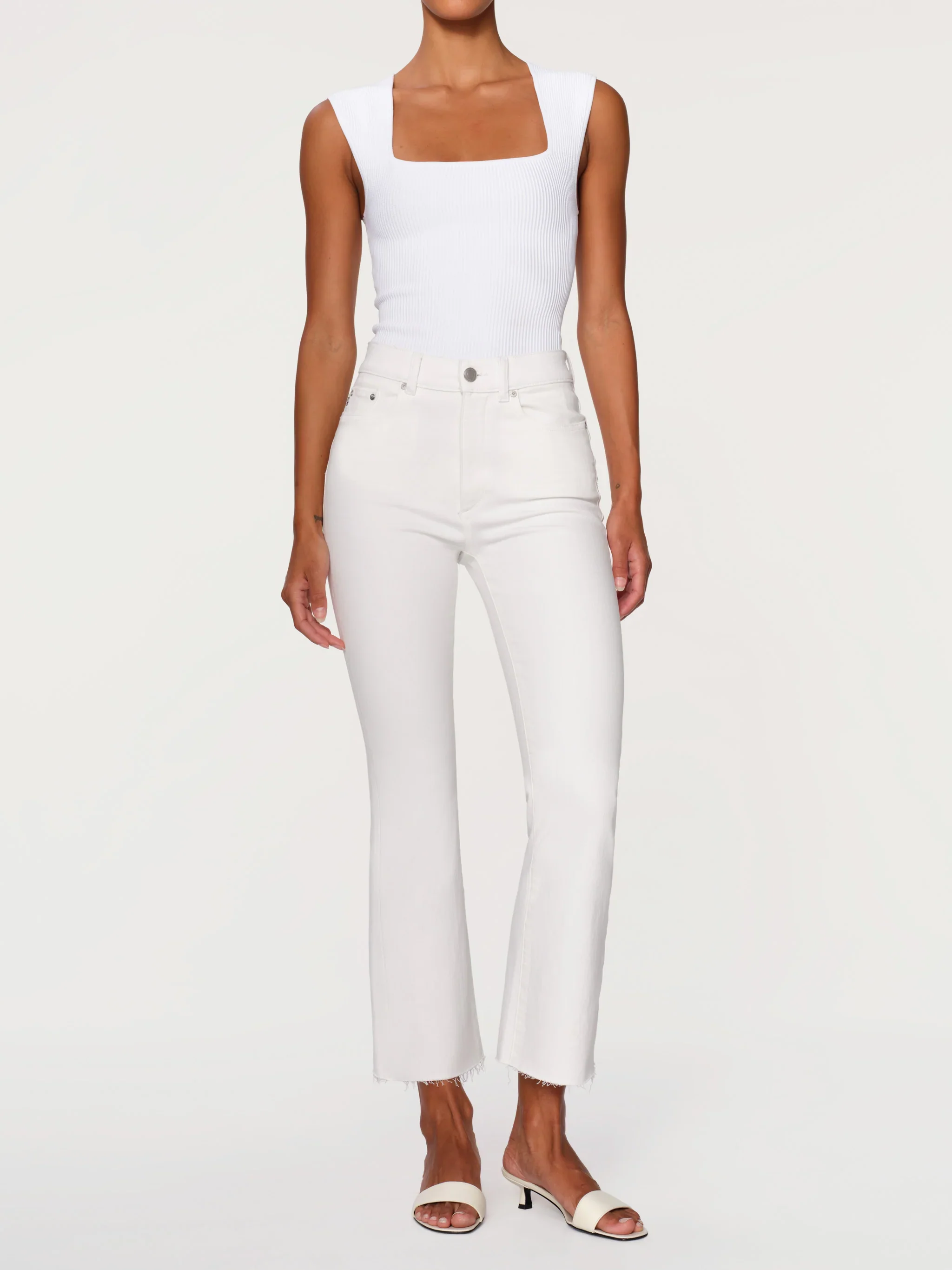 DL1961 Bridget Boot High Rise Instasculpt Crop Jeans