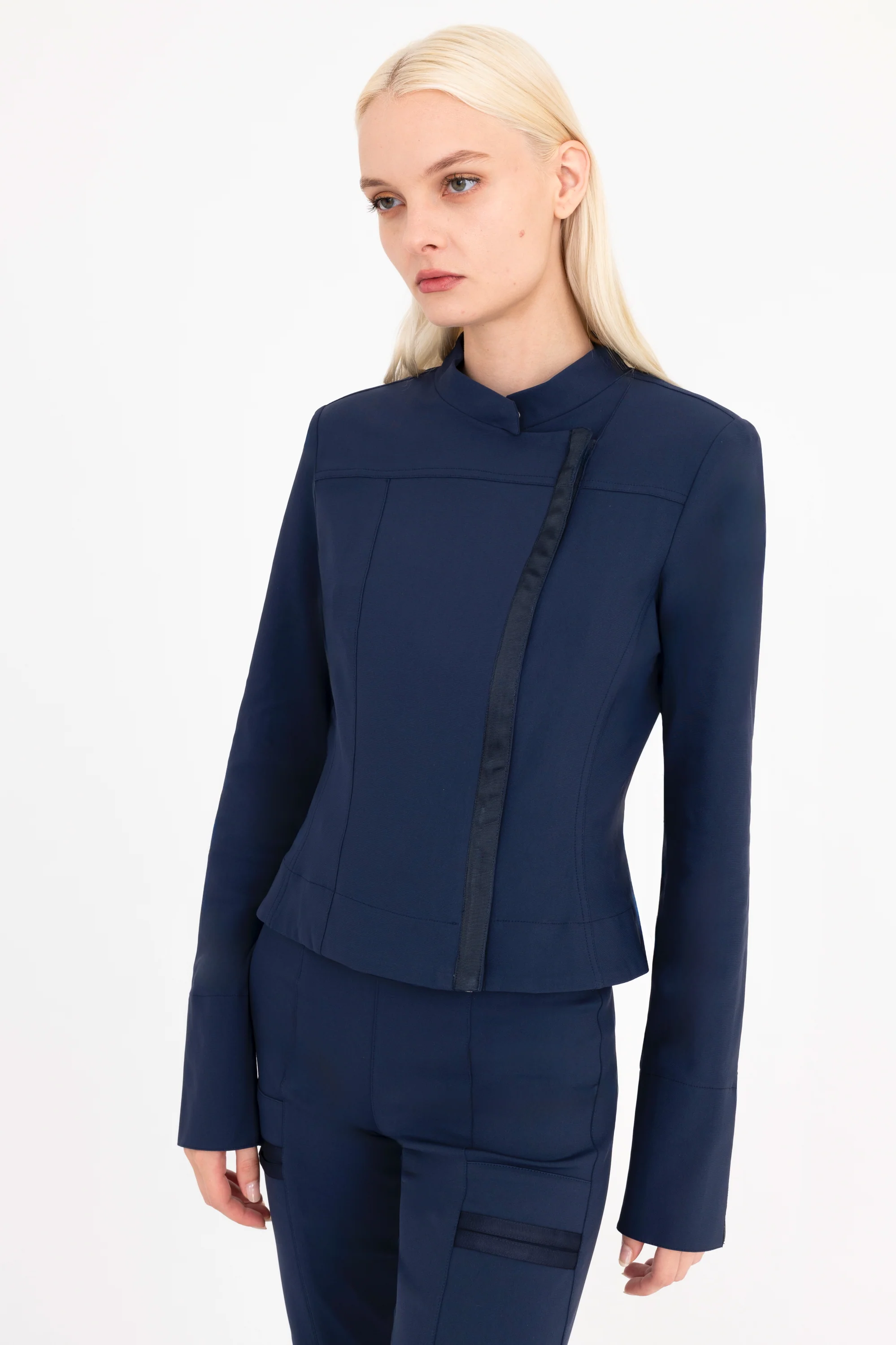 Elaine Kim Darian Tech Stretch Moto Jacket - Image 3