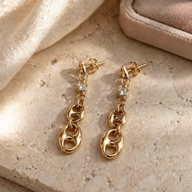 Erin Steele Jewelry Mariner Charm Dangle Earrings