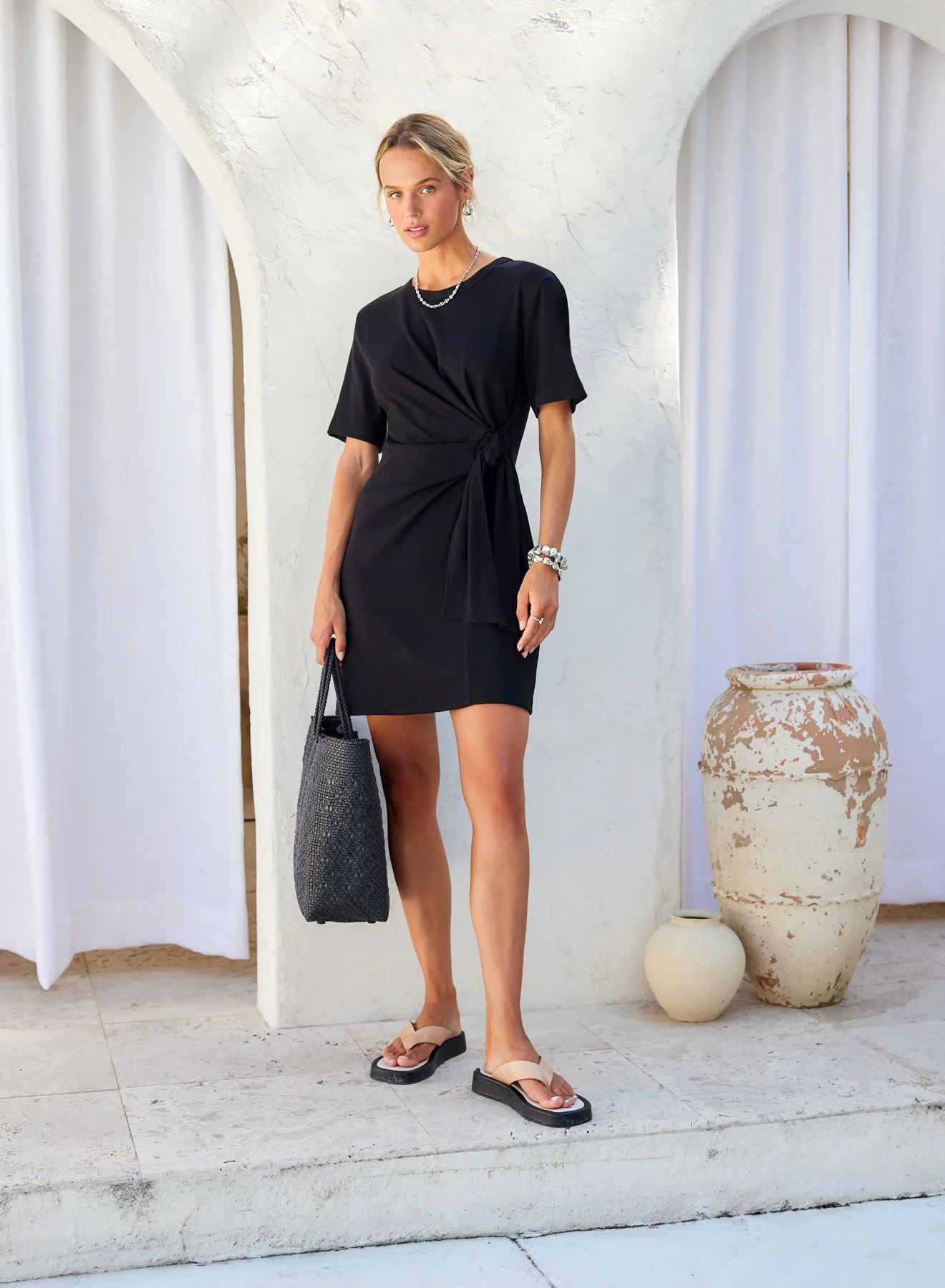Fifteen Twenty Diana Side-Knot Dress