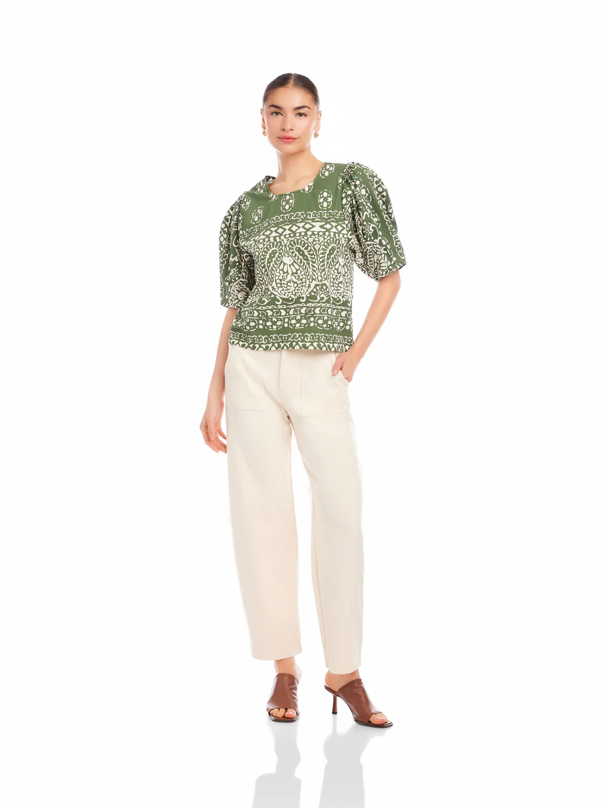 Fifteen Twenty Rosie Puff Sleeve Top