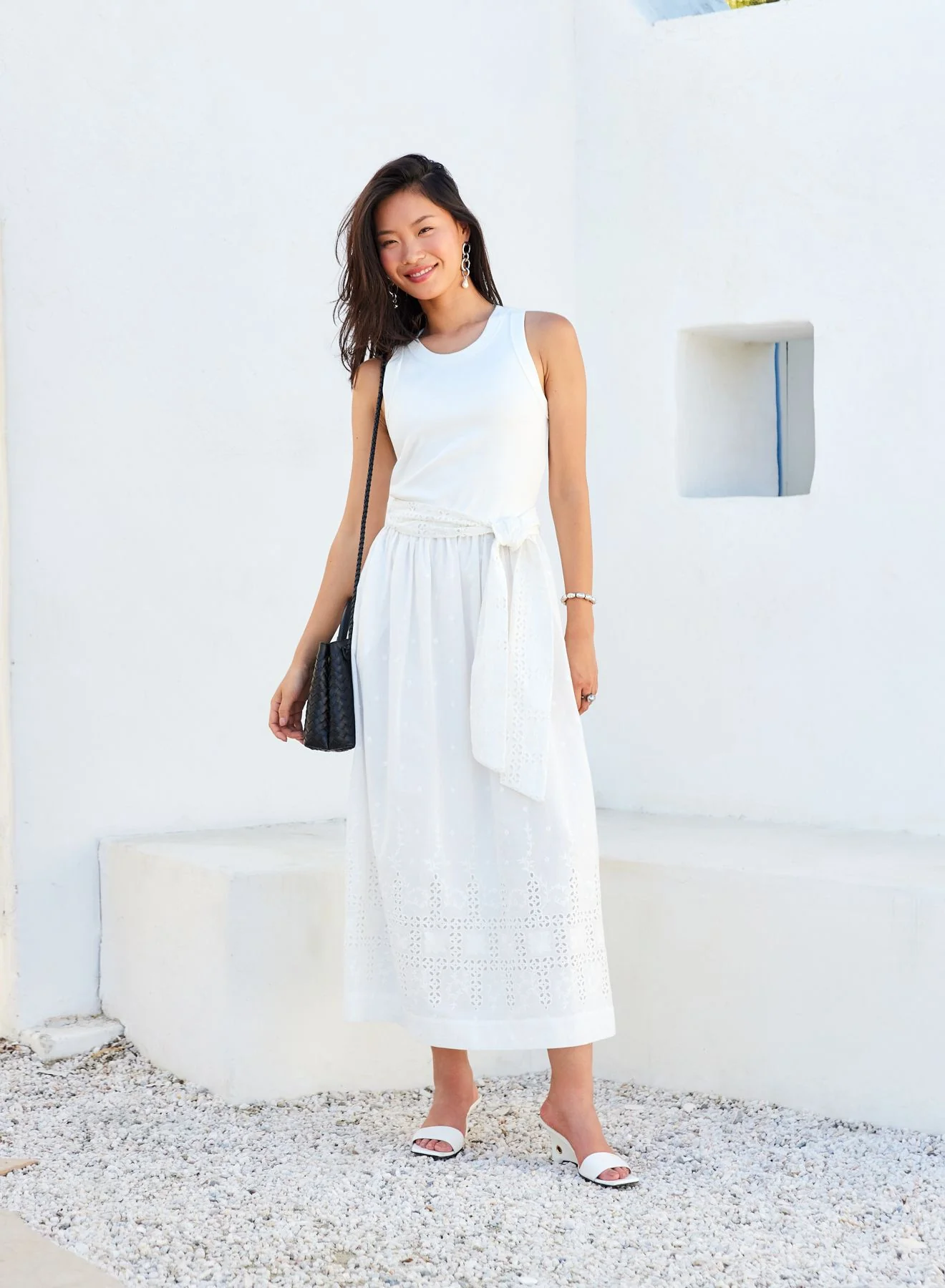 Fifteen Twenty Seline Contrast Midi Dress