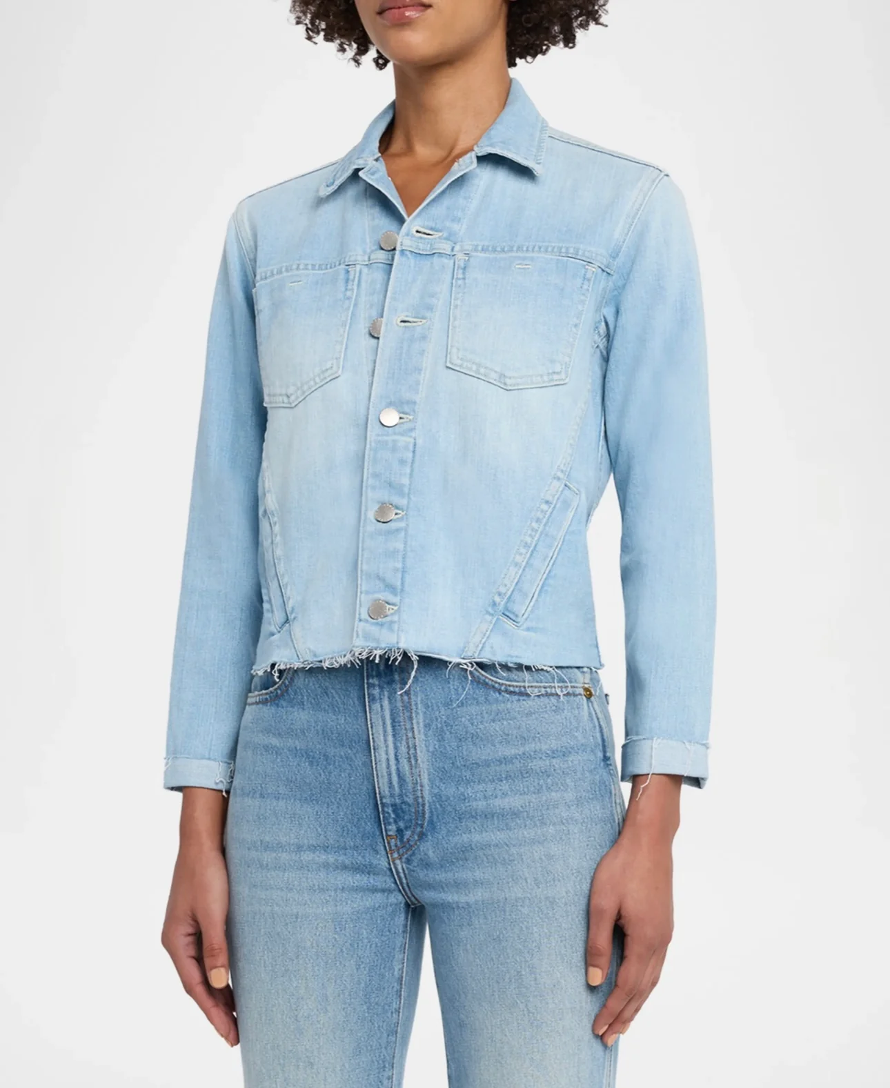 L'Agence Janelle Slim Raw Jacket - Image 3