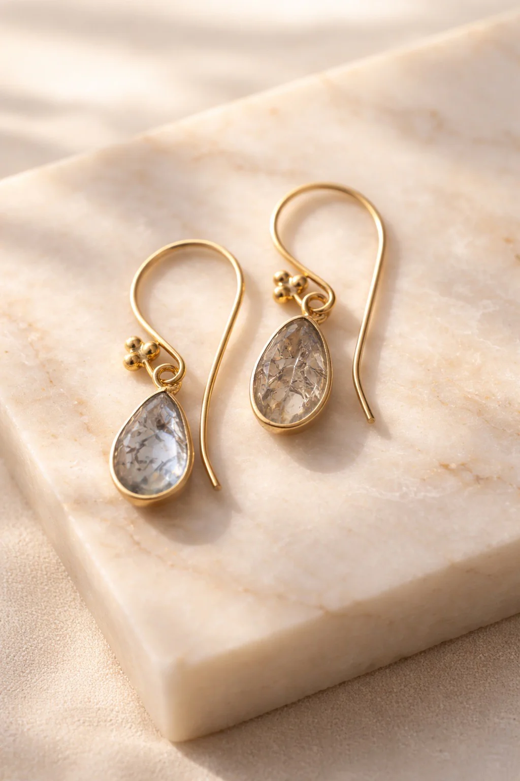 Robindira Unsworth Diamond Slice Earrings