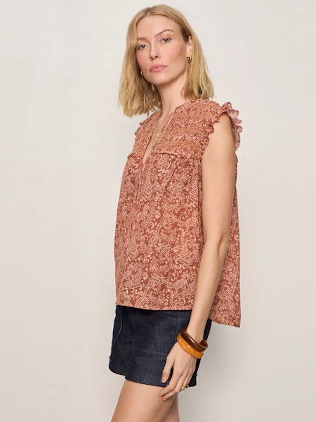 Sanctuary Free Feeling Smocked Blouse - Image 2