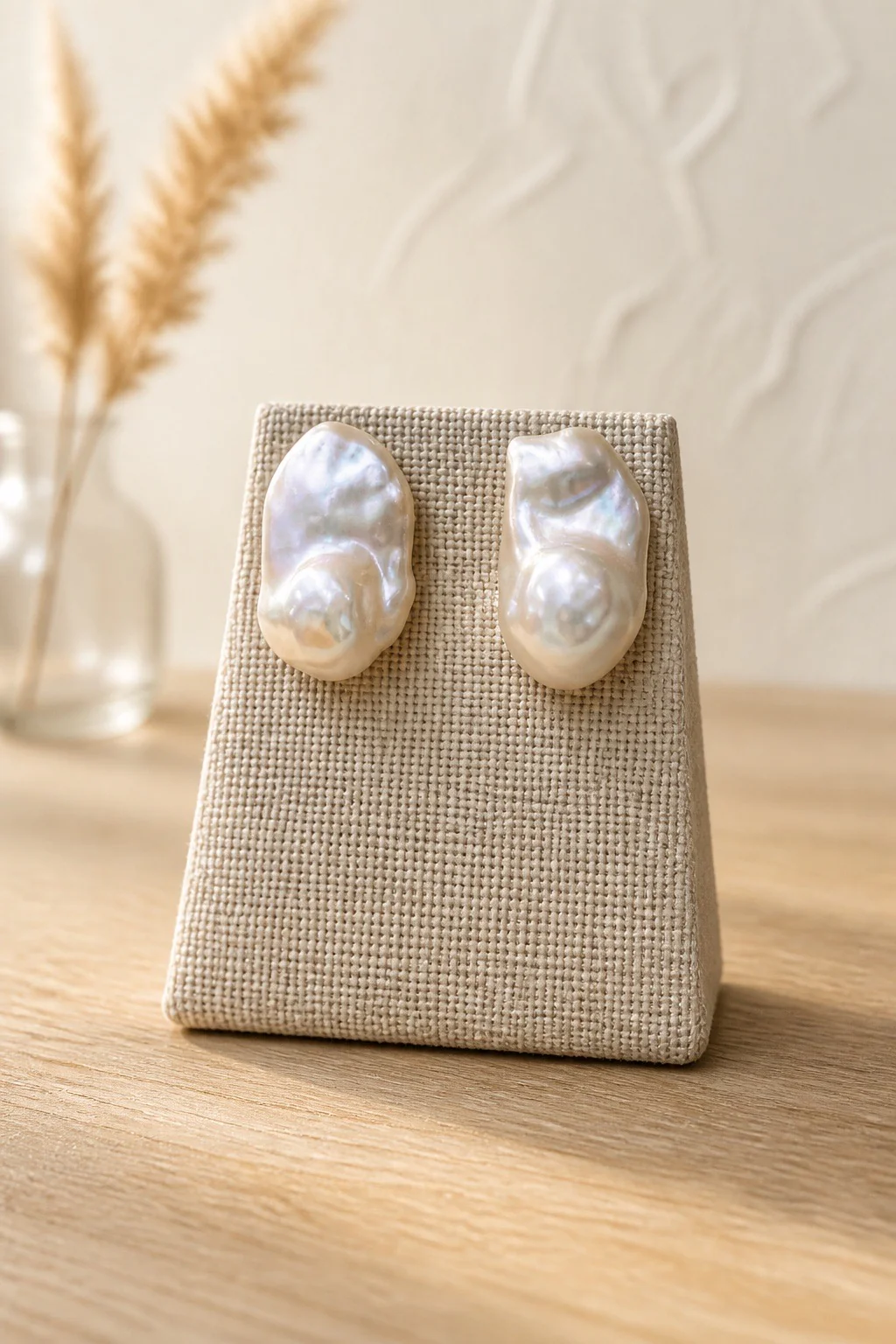 Sconset Flair Studio Bold Baroque Pearl Earrings